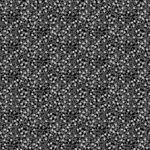 100% Cotton Print - Minimals (Black)