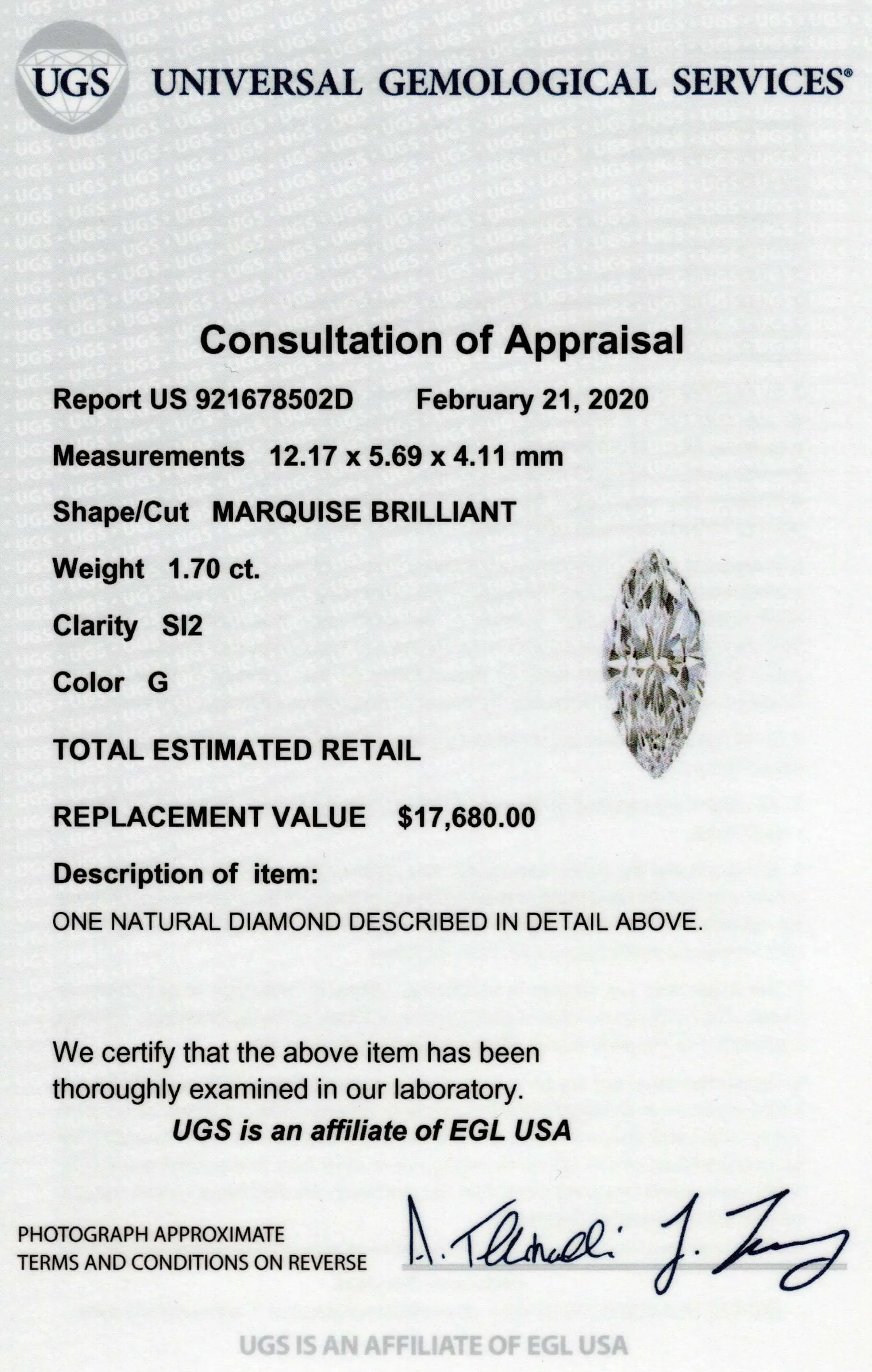 2.70ct CERTIFIED G SI2 MARQUISE CUT DIAMOND ENGAGEMENT RING 18k YELLOW GOLD 1.75