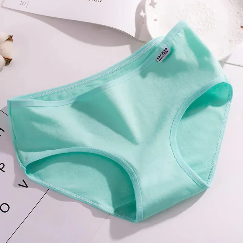 5 Piece Cotton Brief Panty Set