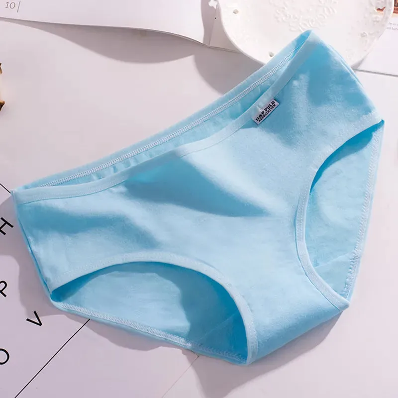 5 Piece Cotton Brief Panty Set