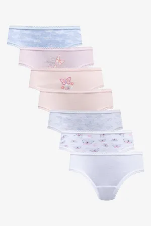 7 Pack Butterfly Bikini Panties Multi