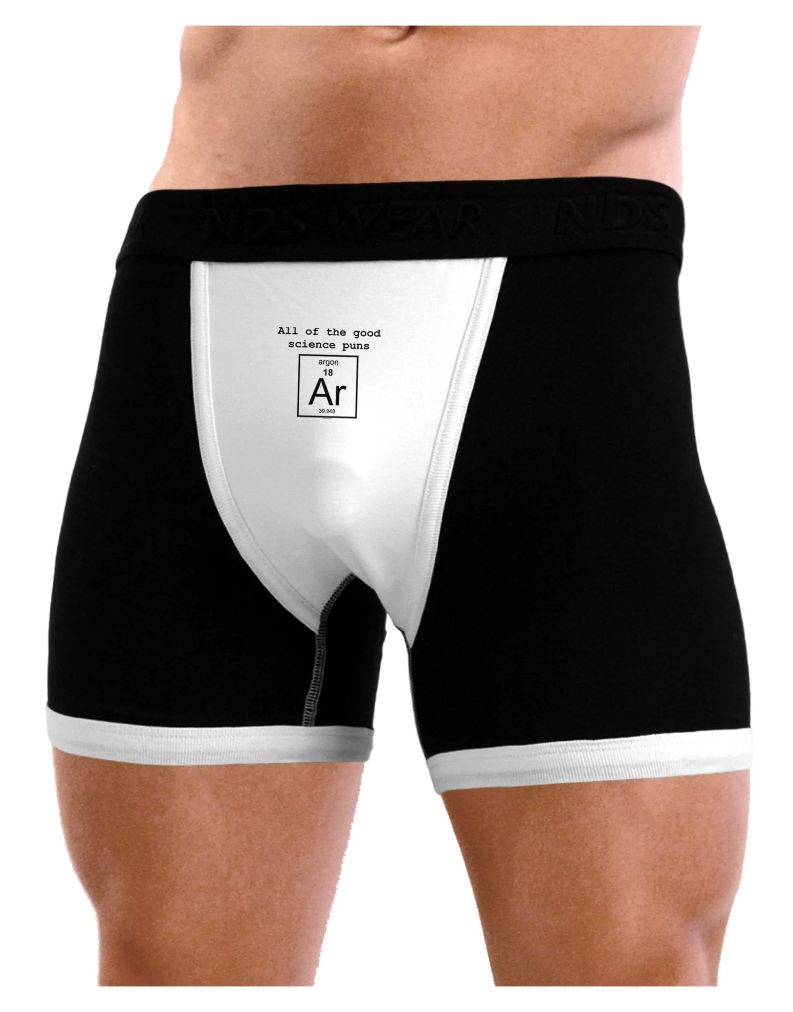 All of the Good Science Puns Argon Mens Boxer Brief Underwear