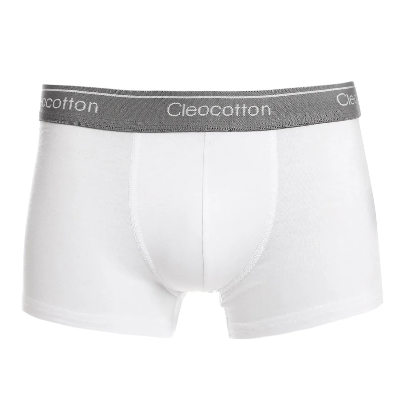 ASSORTED CLEOCOTTON PREMIUM COTTON RICH STRETCH BOXER BRIEF - 4 PK