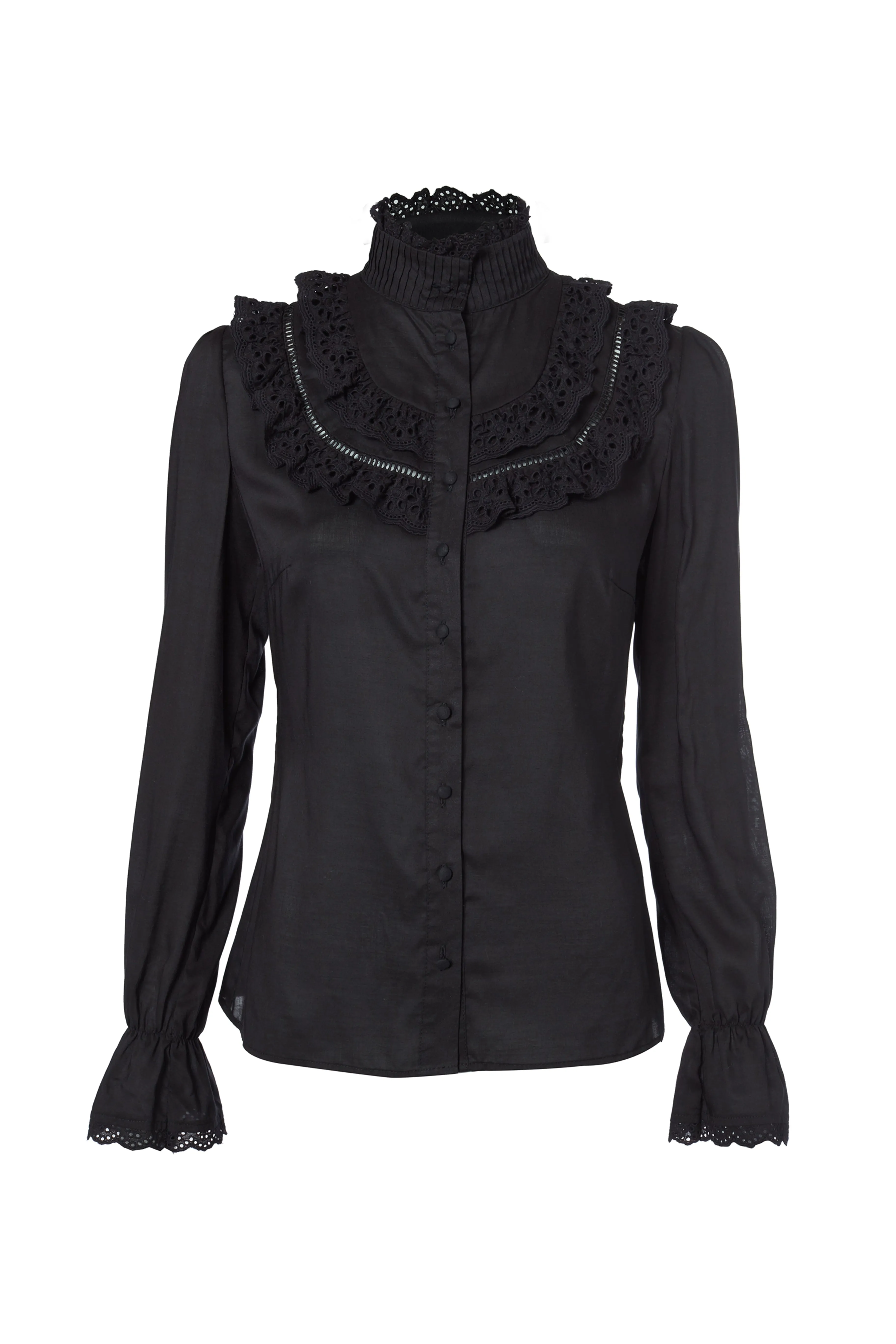 Audley Lace Blouse (Black)