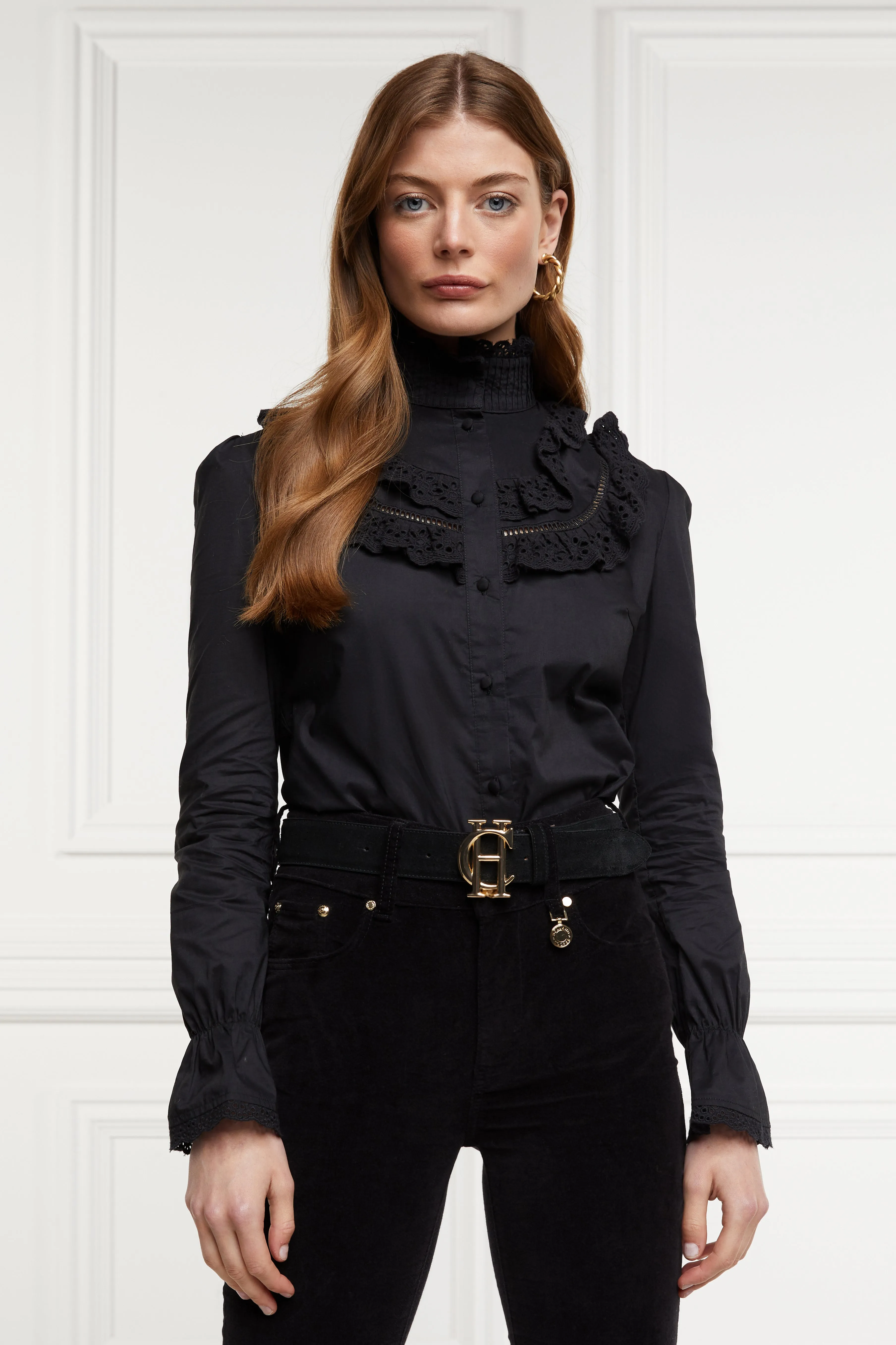 Audley Lace Blouse (Black)