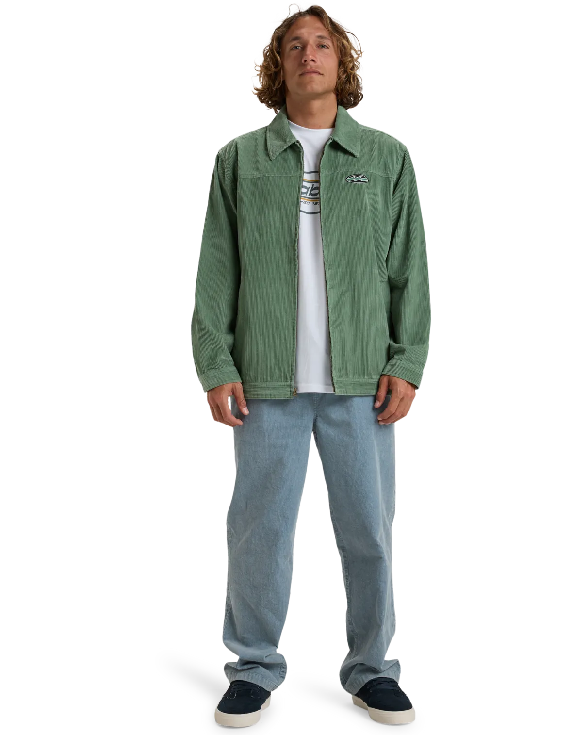 Bad Dog Cord Jacket in Moss