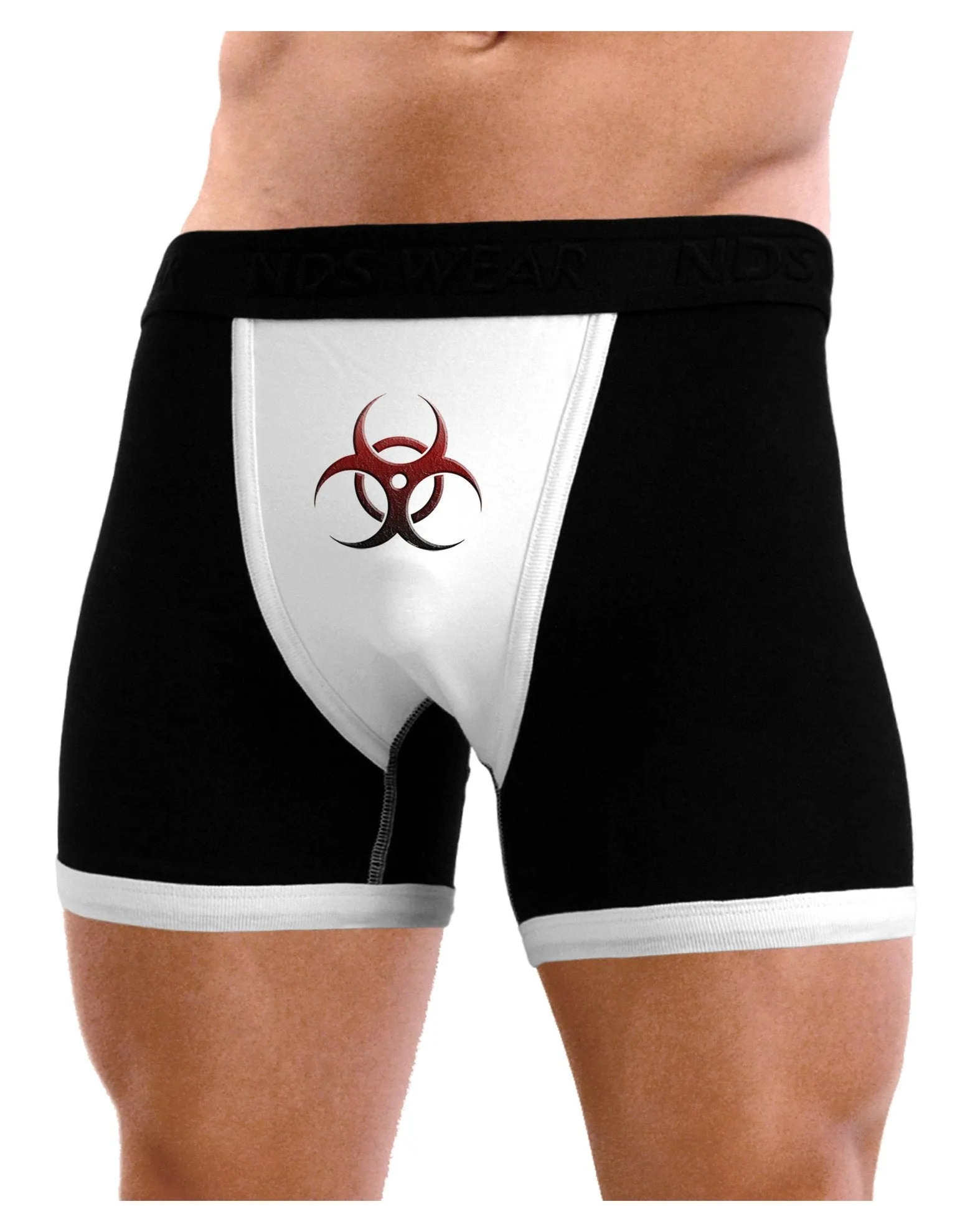 Biohazard Symbol Red Stone - Apocalypse Mens Boxer Brief Underwear