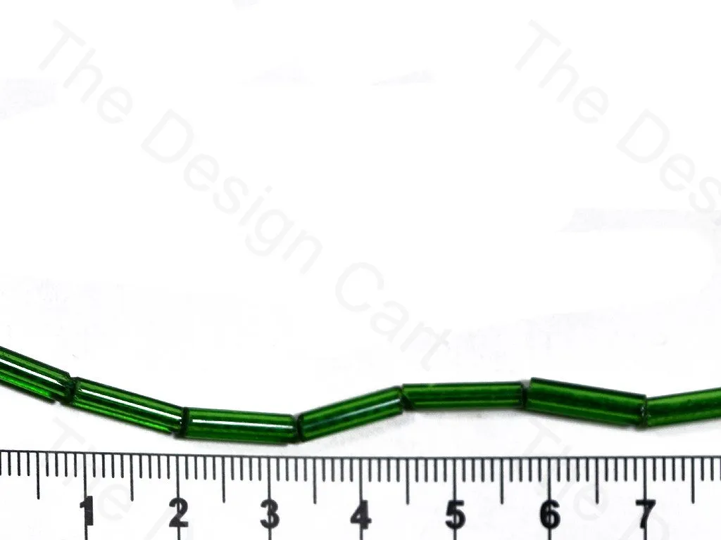 Black Pipe Glass Beads