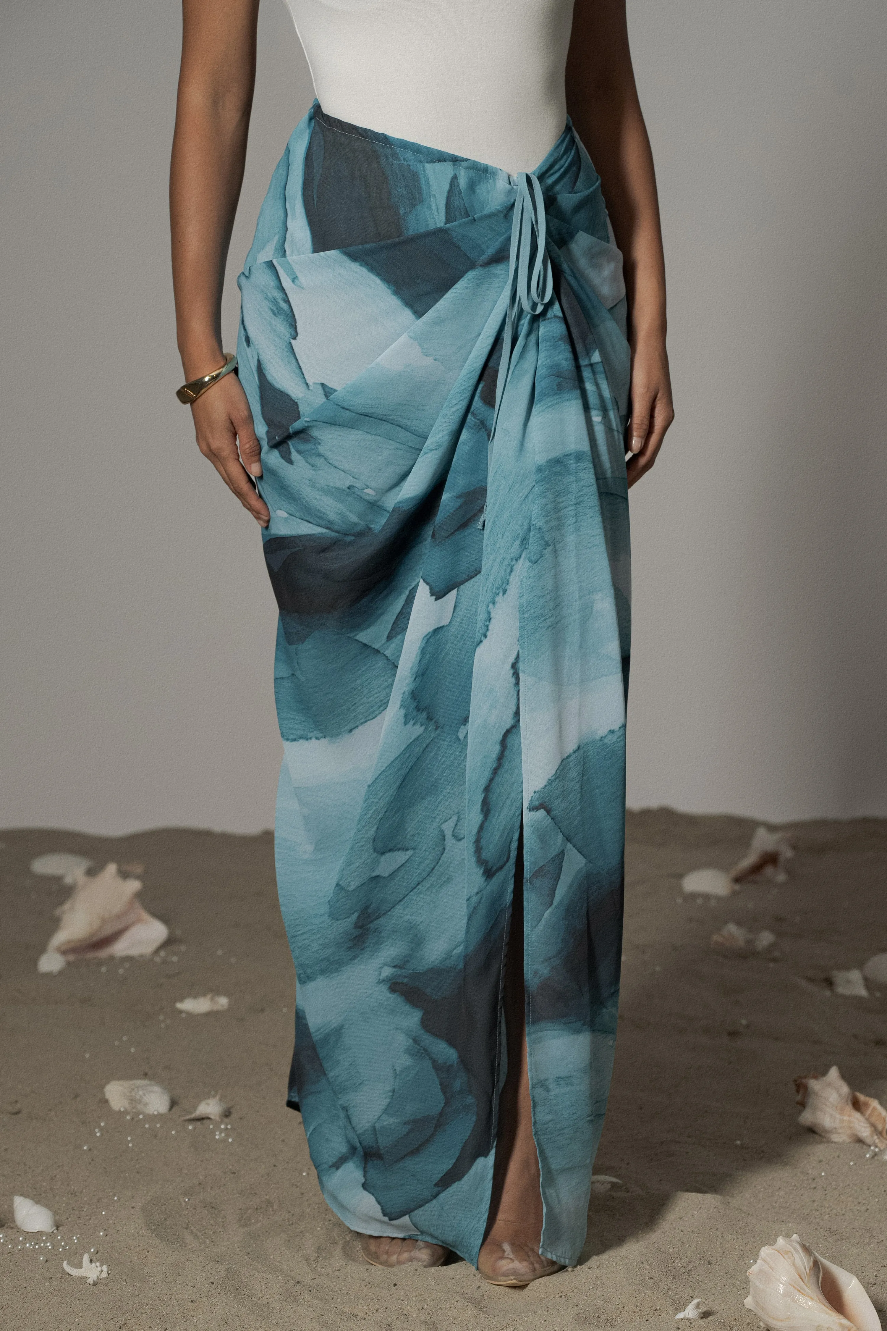 Blue Print Noelia Printed Skirt