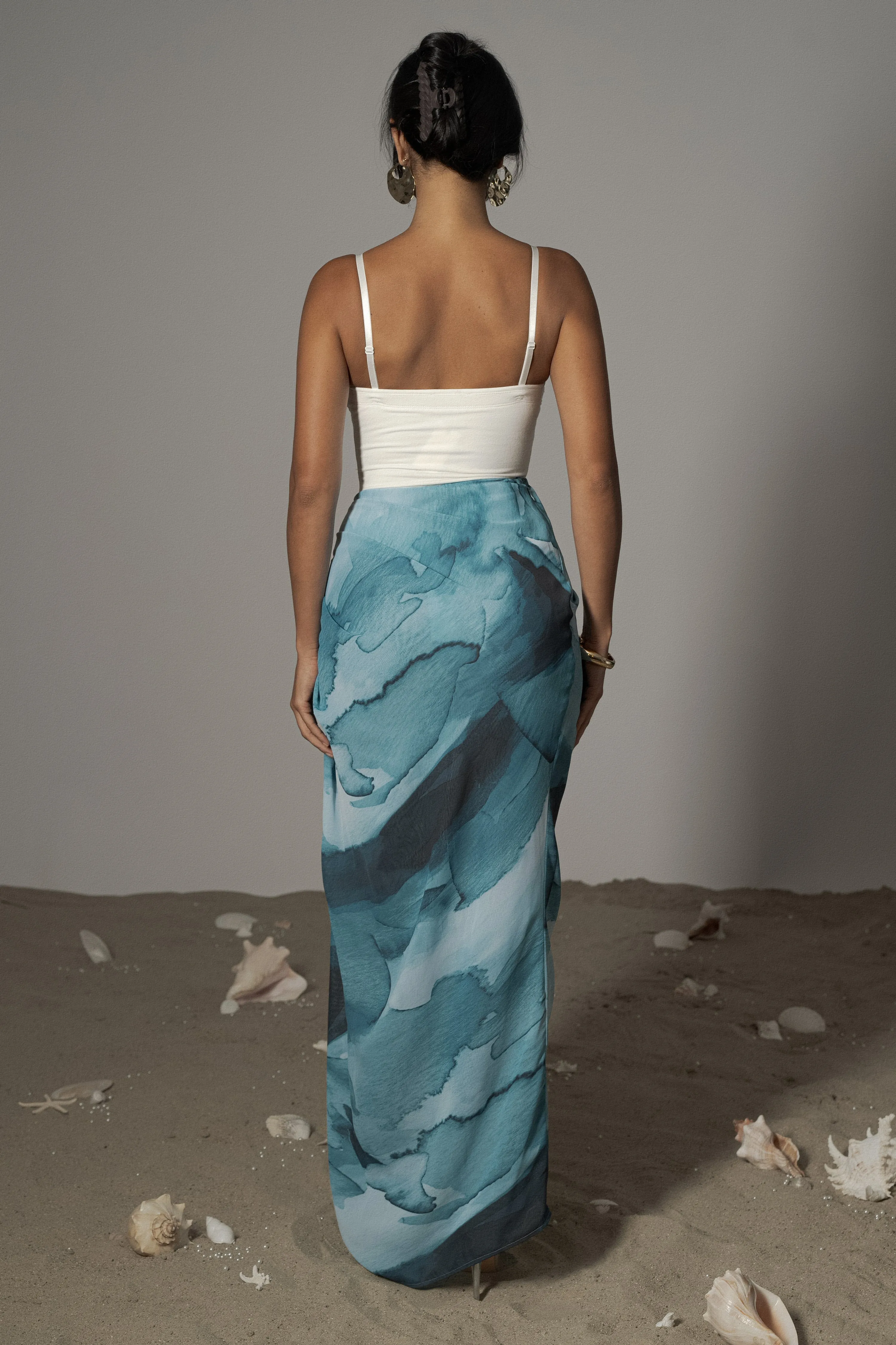 Blue Print Noelia Printed Skirt