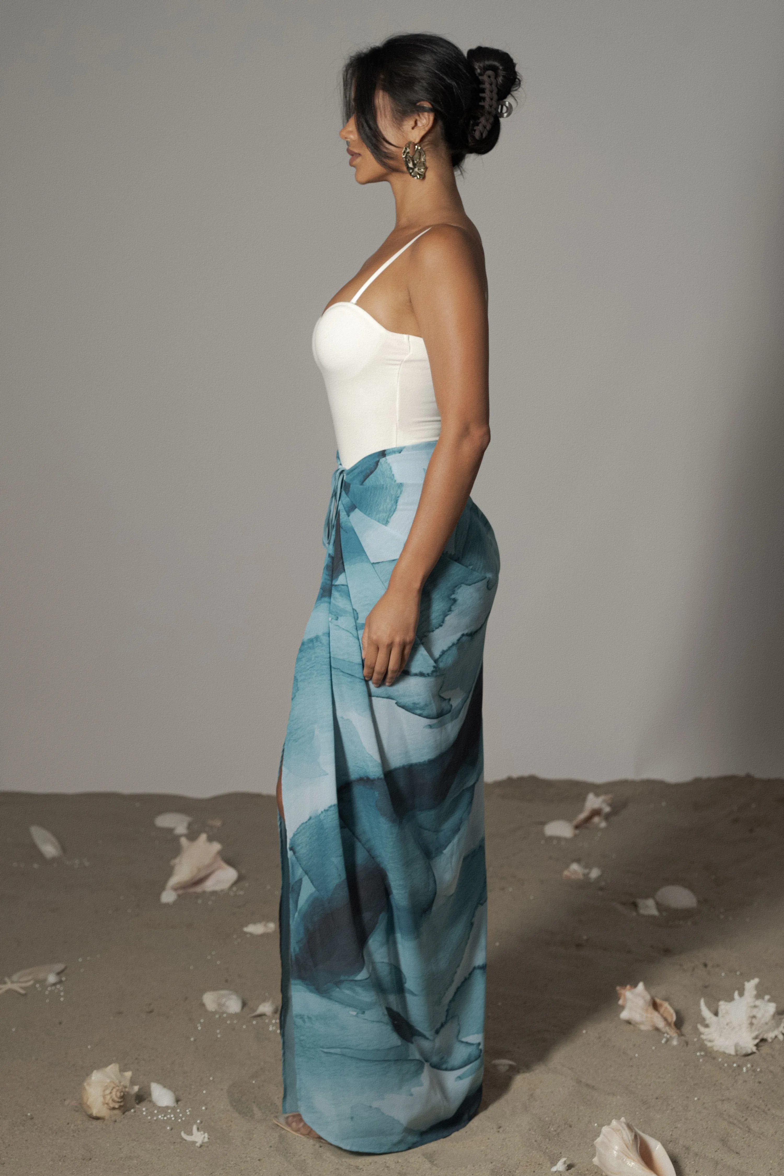 Blue Print Noelia Printed Skirt