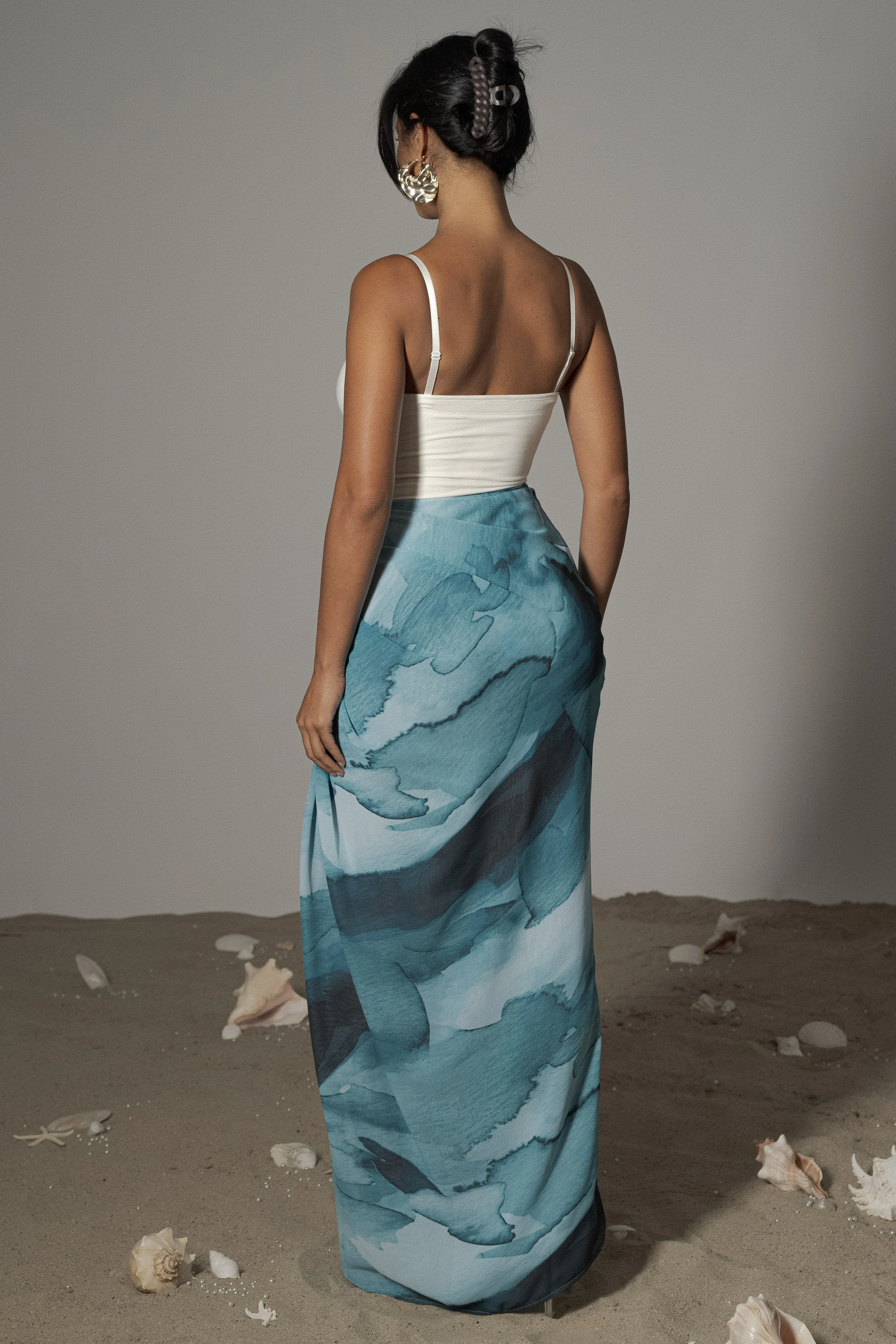 Blue Print Noelia Printed Skirt