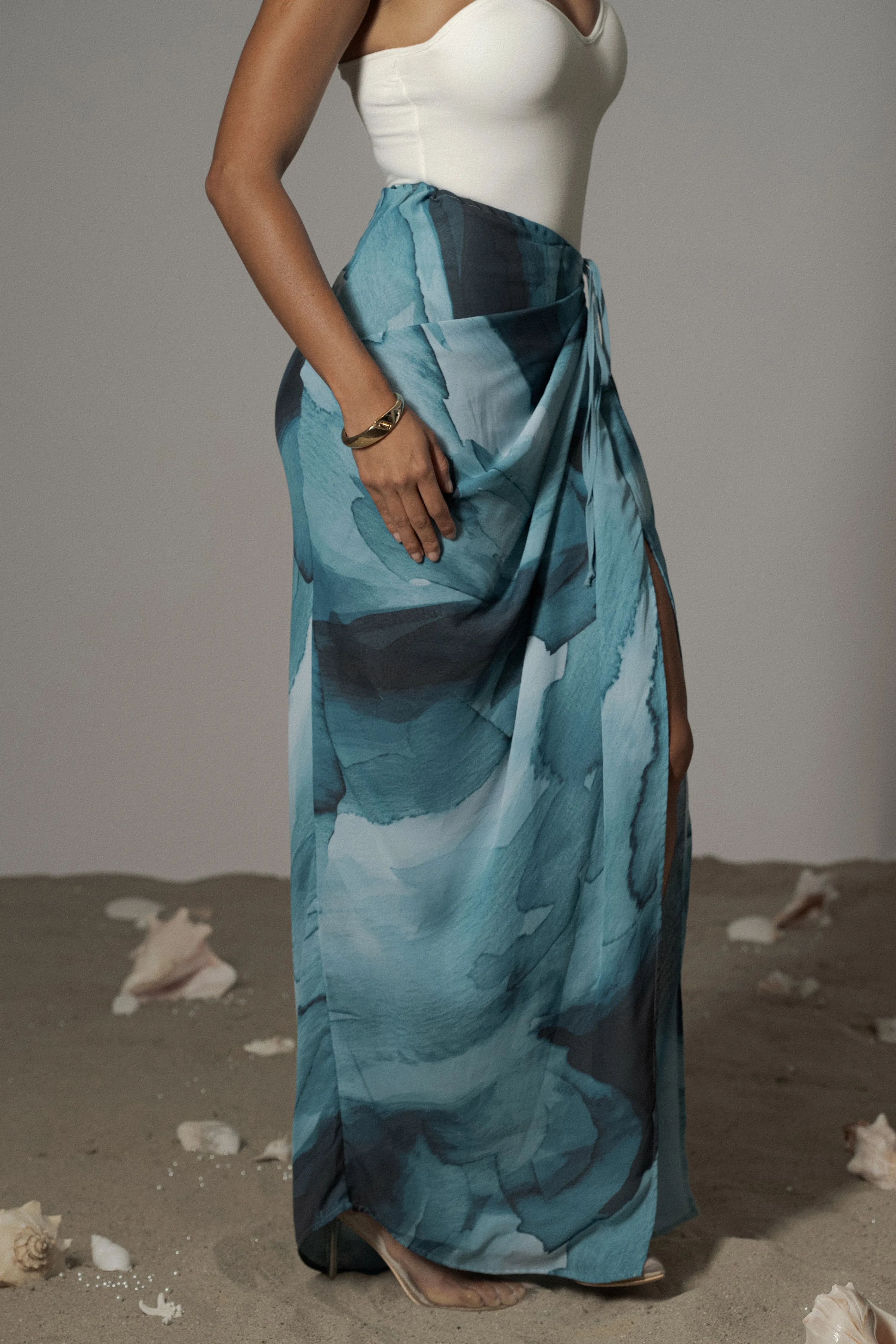 Blue Print Noelia Printed Skirt