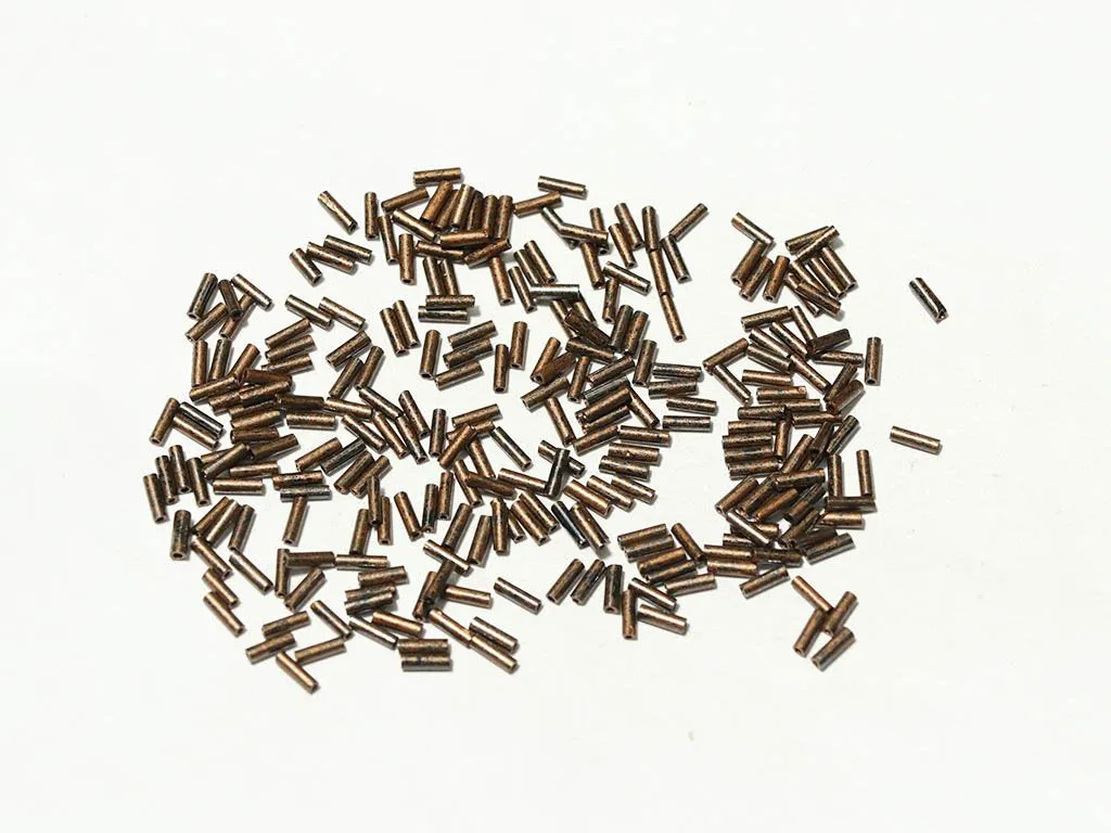 Bronze Pipe / Bugle Glass Seed Beads