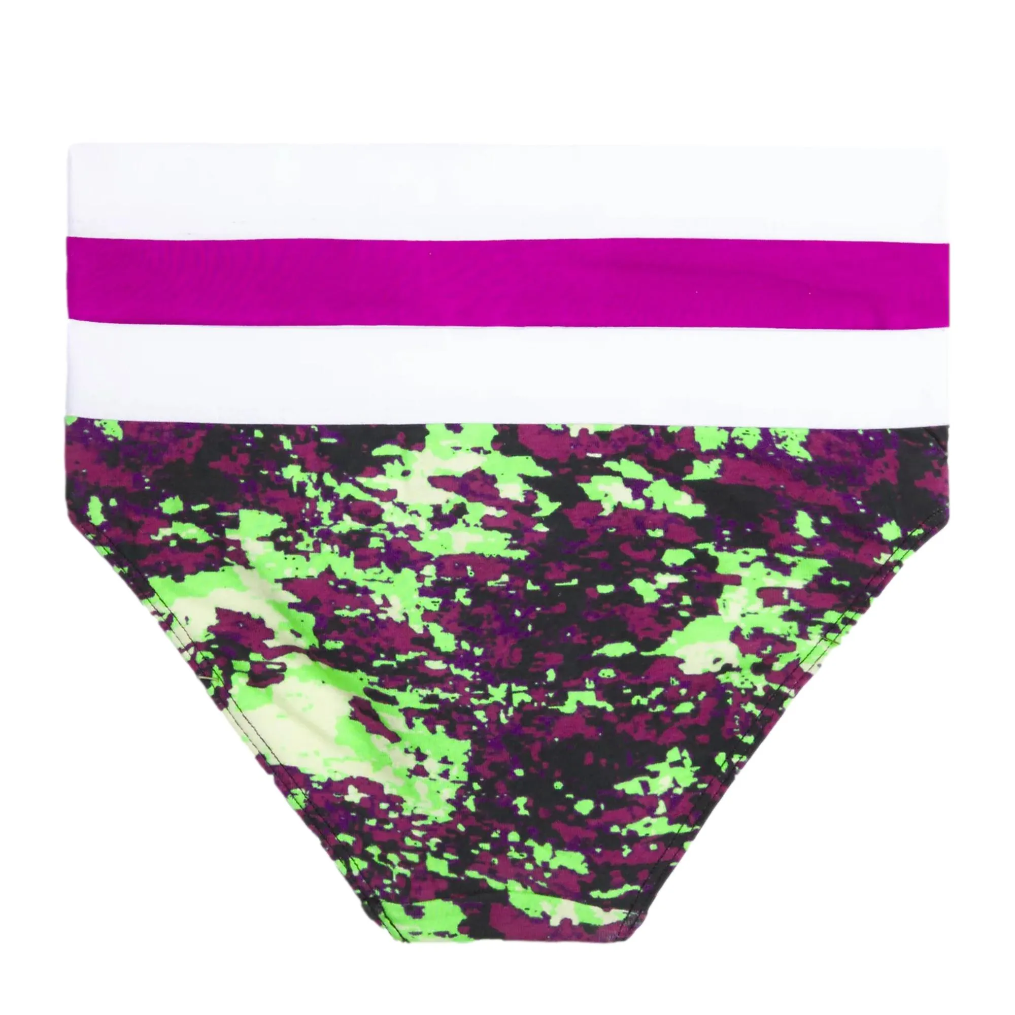 Calvin Klein Girls CK Monogram Patch 2Pk Bikini - CKglitchedfloweraop/Dychessplum