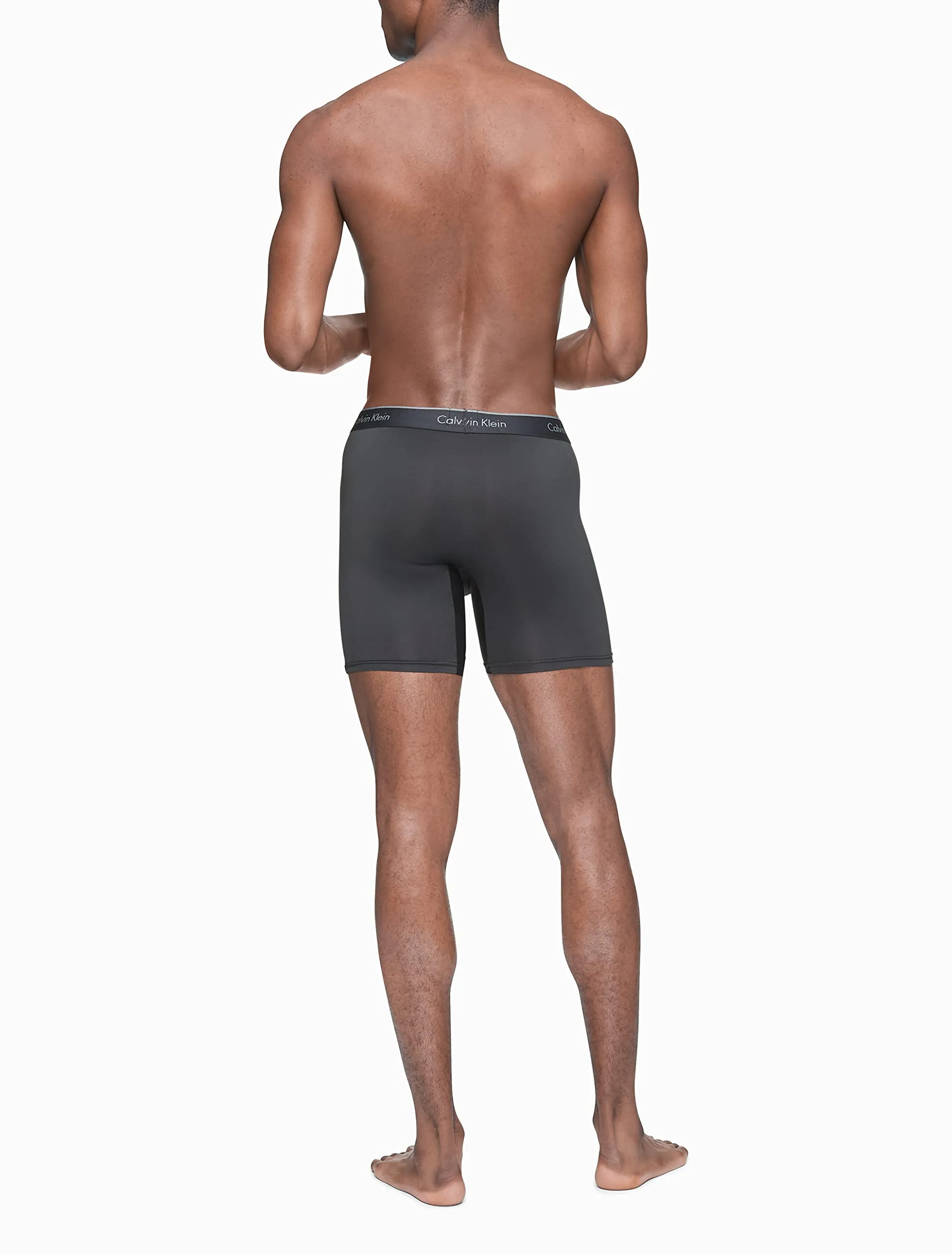 Calvin Klein Men's Micro Stretch 7-pack Boxer Brief, 7 Black, Medium