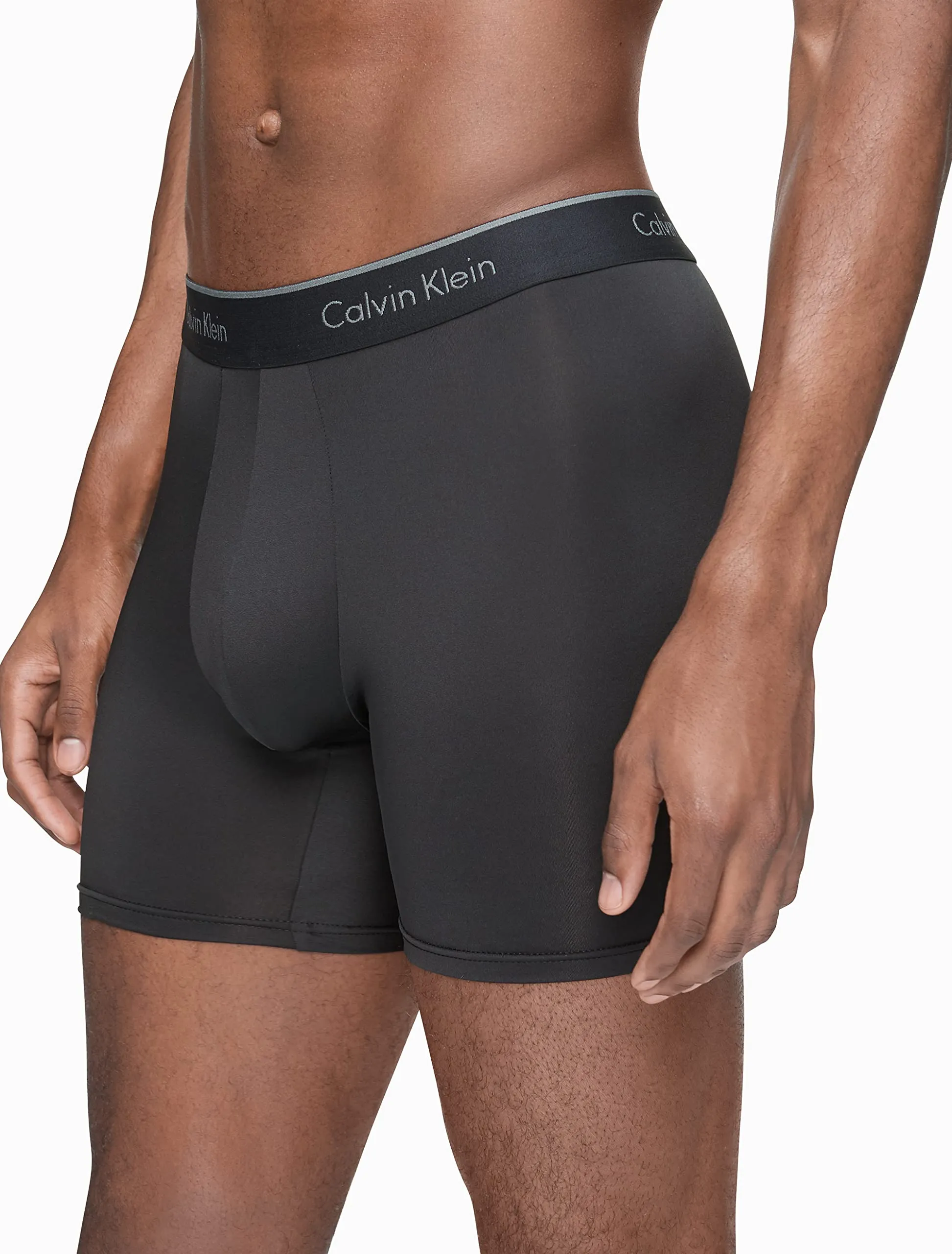 Calvin Klein Men's Micro Stretch 7-pack Boxer Brief, 7 Black, Medium
