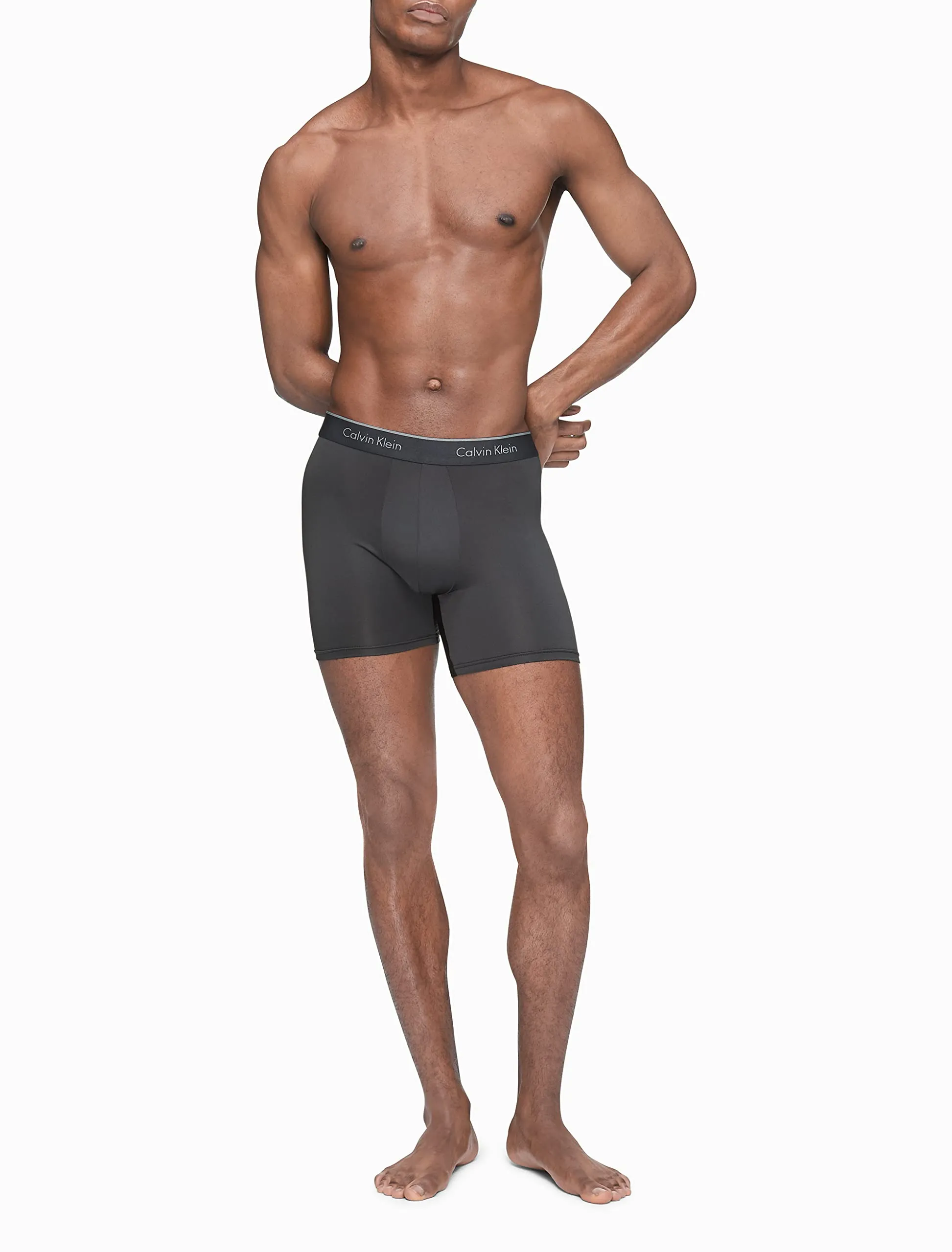 Calvin Klein Men's Micro Stretch 7-pack Boxer Brief, 7 Black, Medium