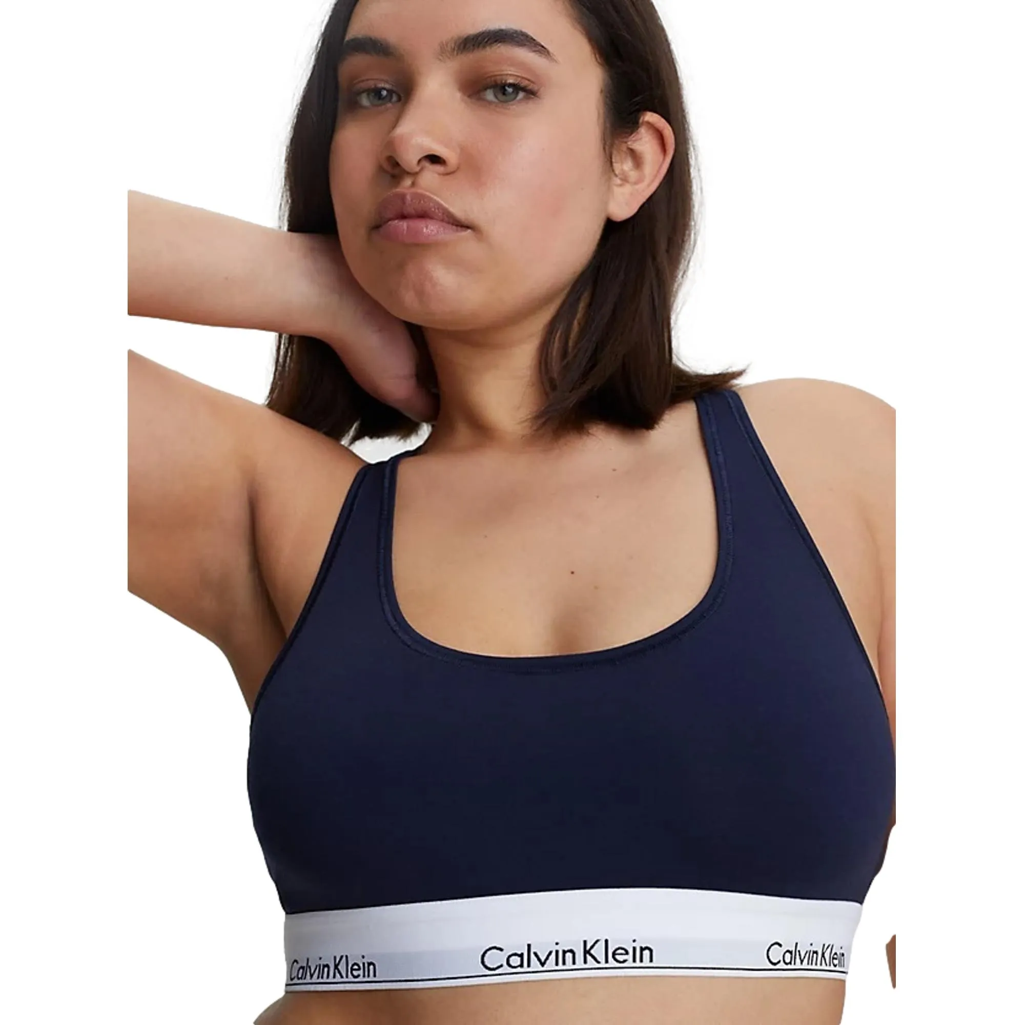 Calvin Klein Modern Cotton Bralette and Thong Set - Shoreline