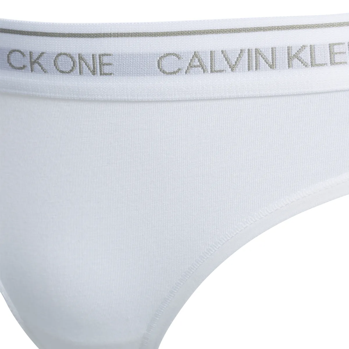 CK One Thong Repeat Logo White
