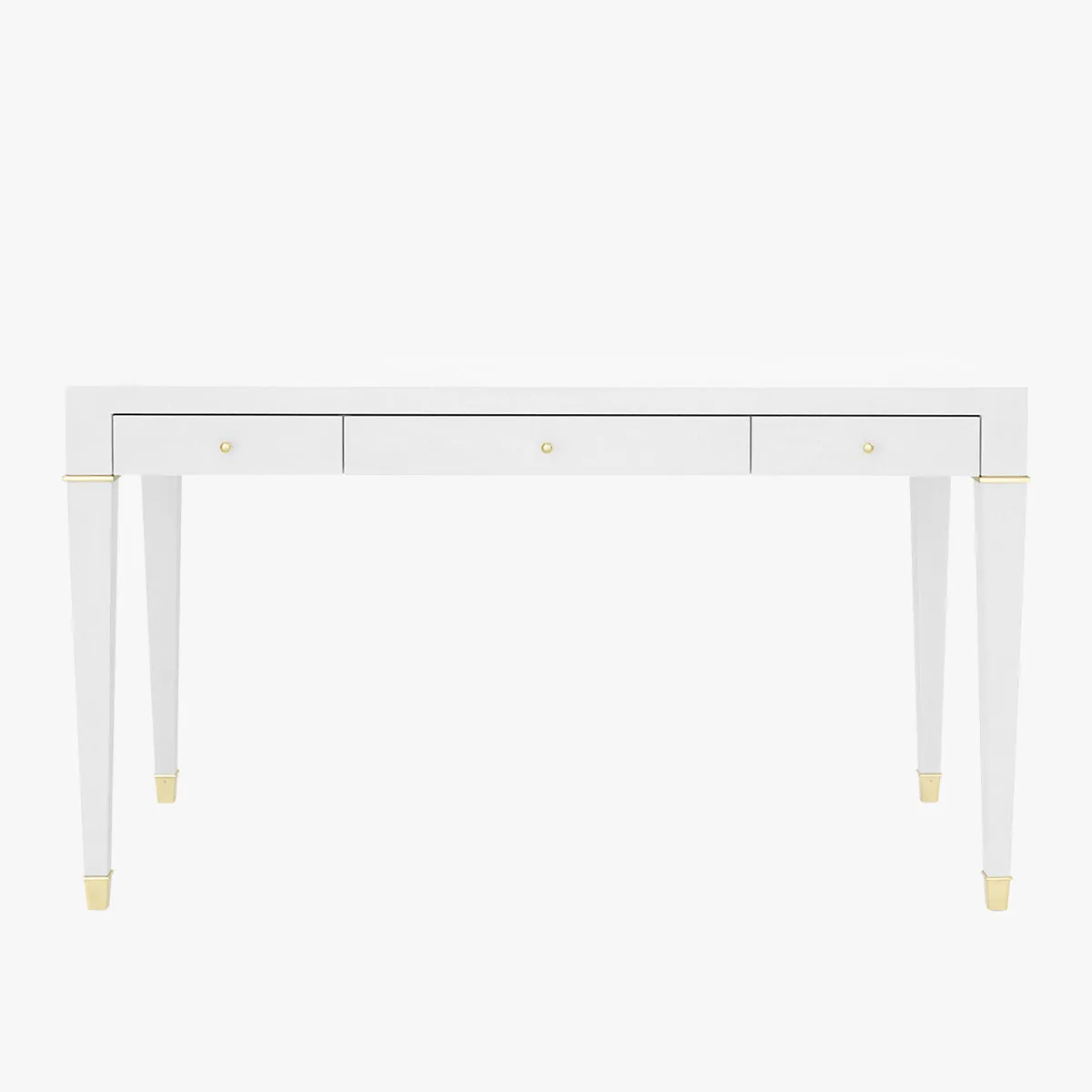 Claire White Linen Desk