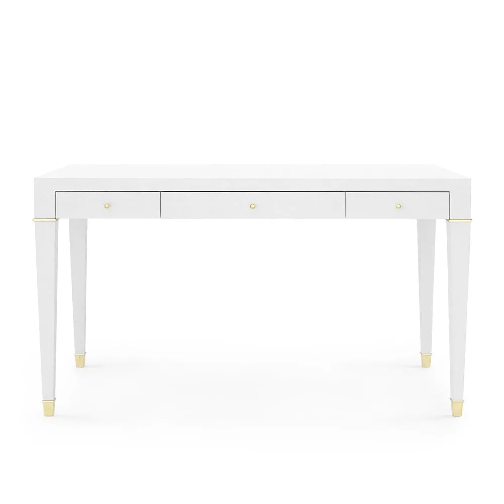 Claire White Linen Desk