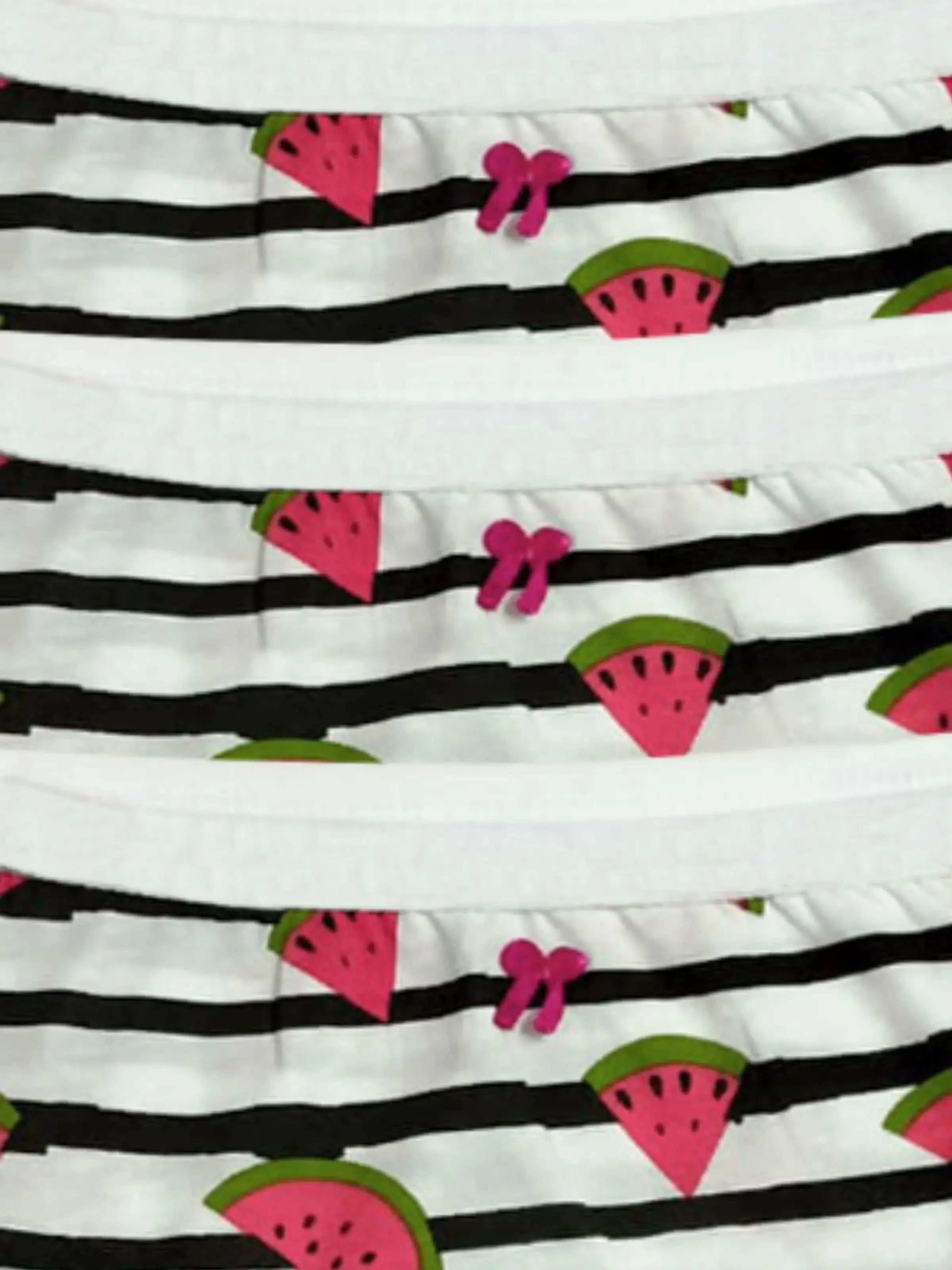 Cotton Hipster Briefs For Women | Breathable | Elasticated Waistband | Printed Watermelon  Panties Pack Of 3
