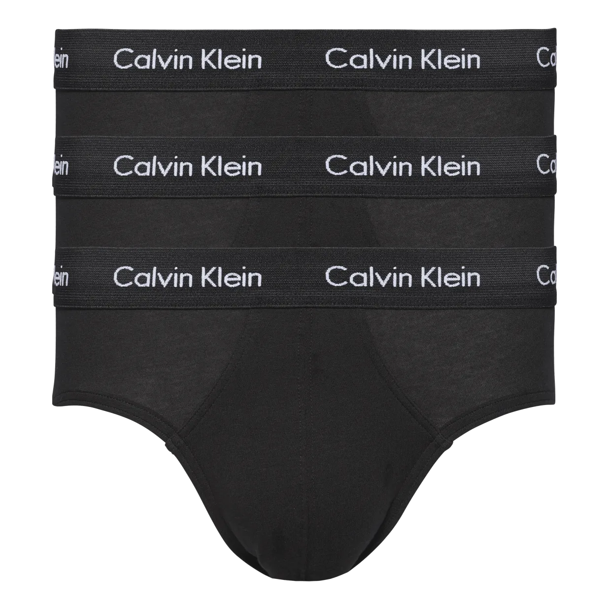 Cotton Stretch 3P Hip Brief Black