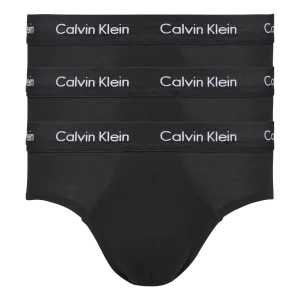 Cotton Stretch 3P Hip Brief Black