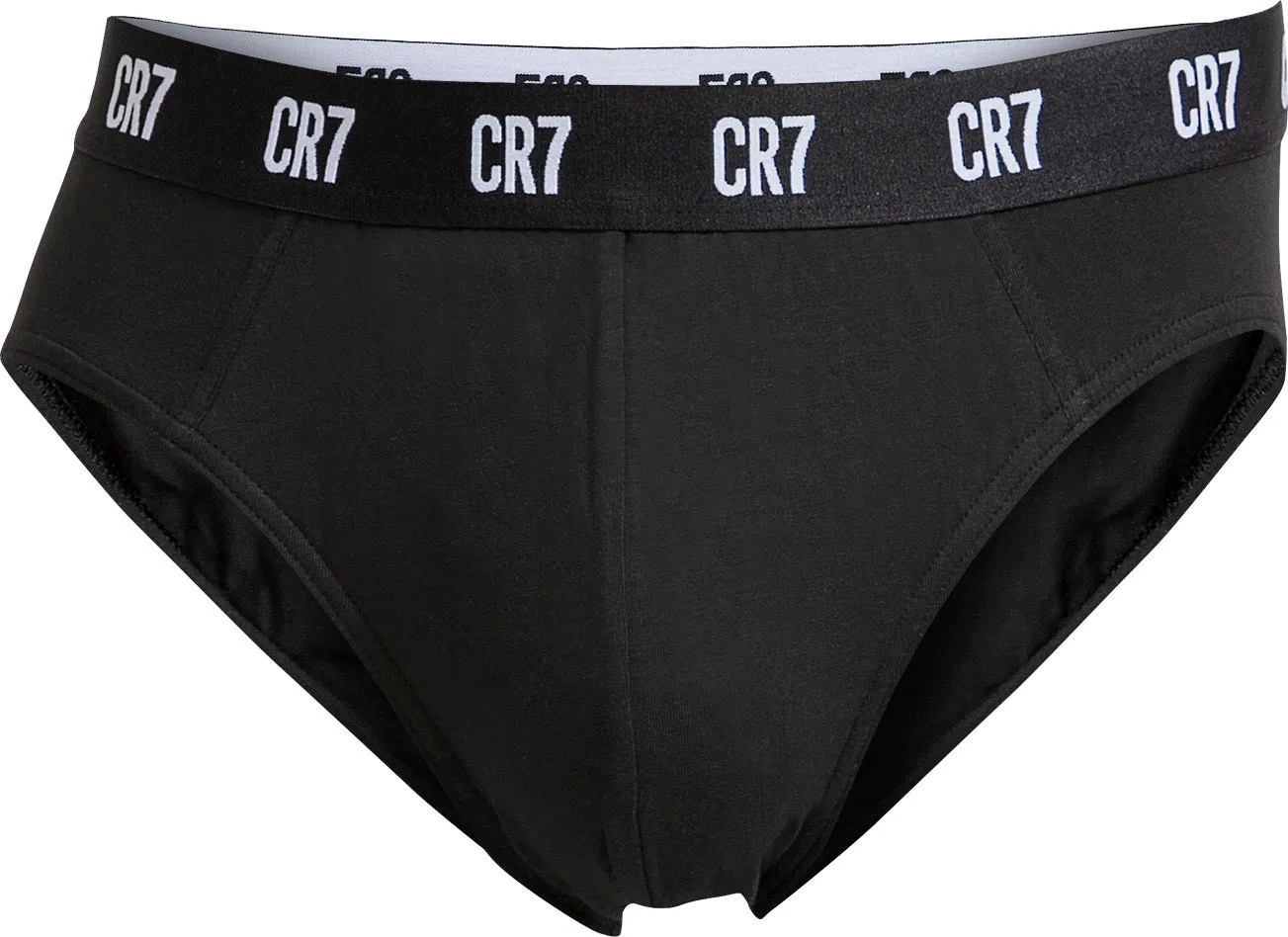 CR7 Men's 3 Pack Cotton Blend Briefs - Basics