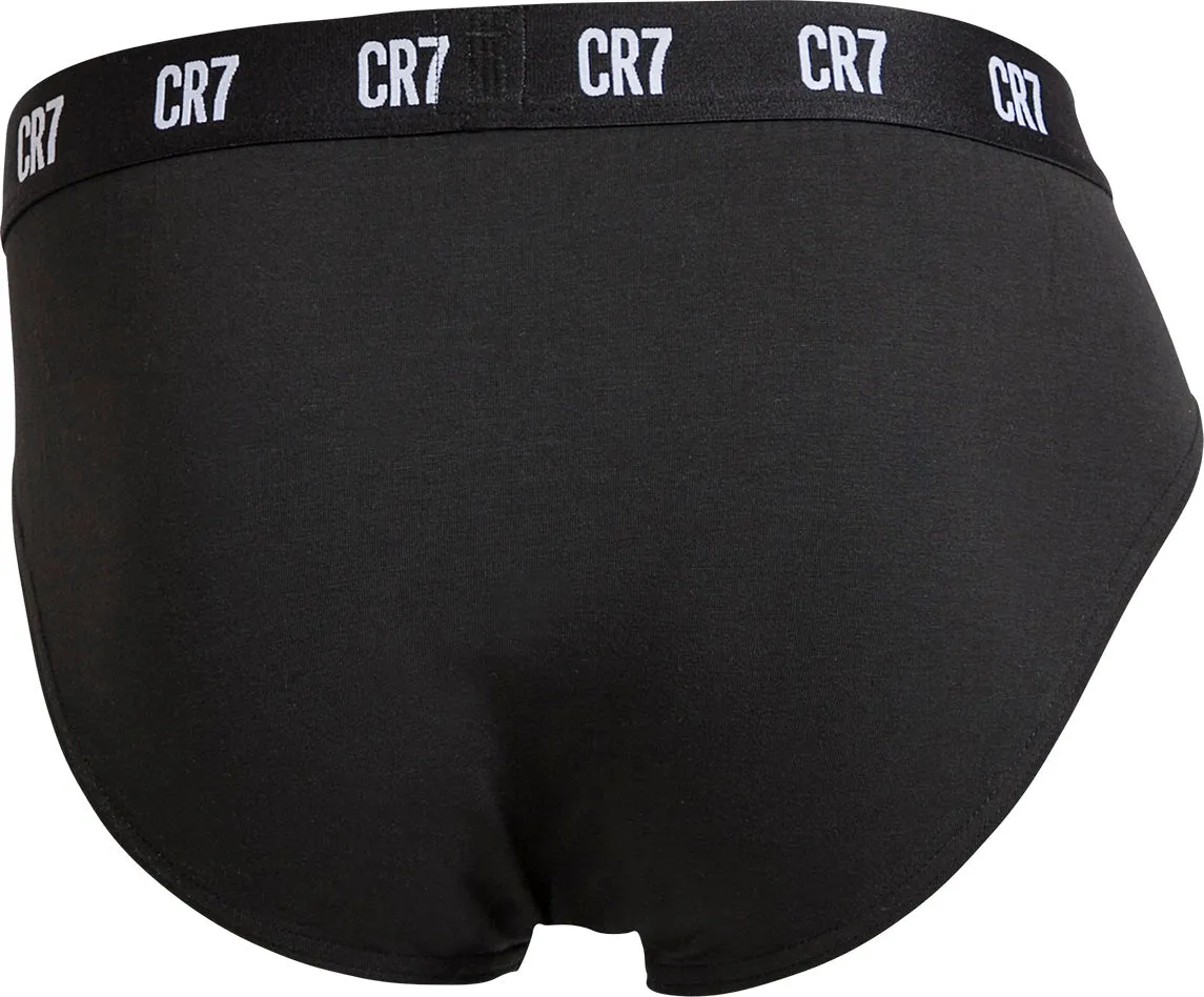 CR7 Men's 3 Pack Cotton Blend Briefs - Basics