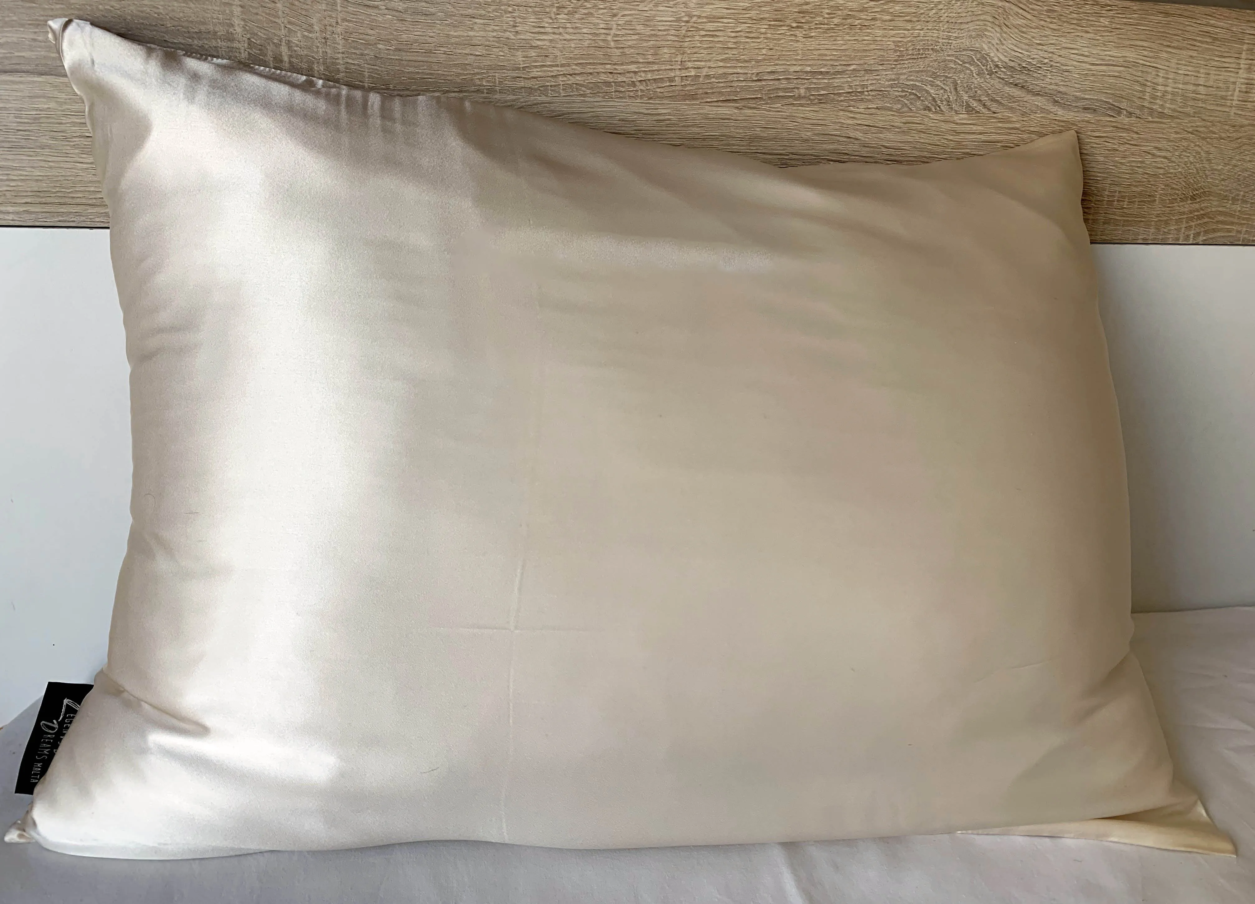 Cream Caress 100% Silk Pillowcase