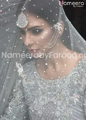 Designer Embroidered Pakistani Gowns Online #BN212