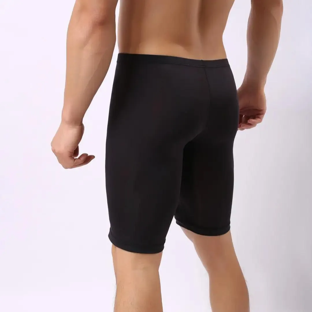 DomiGe Compression Underwear Men's Boxer Briefs Black