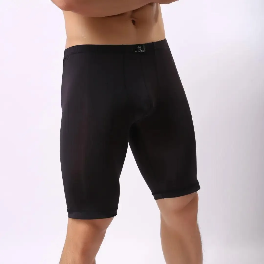 DomiGe Compression Underwear Men's Boxer Briefs Black