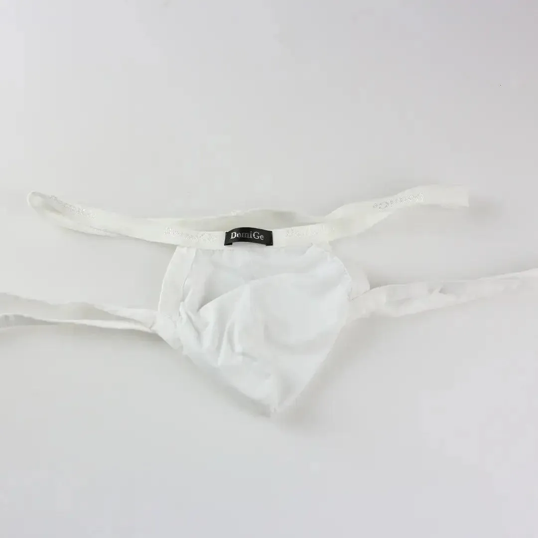DomiGe Men's Jock Strap Enhanced Pouch Thongs for Men
