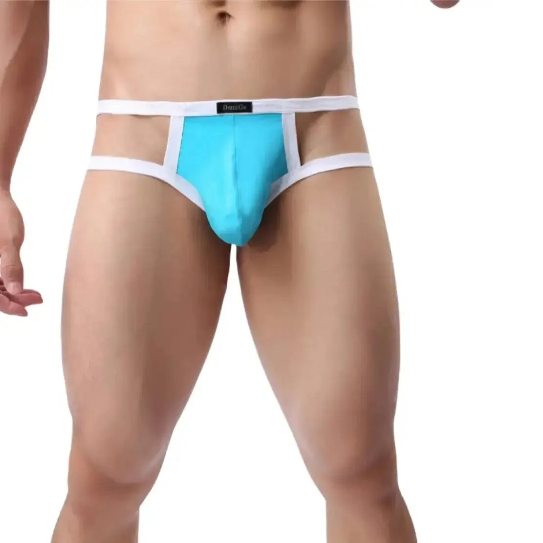 DomiGe Men's Jock Strap Enhanced Pouch Thongs for Men