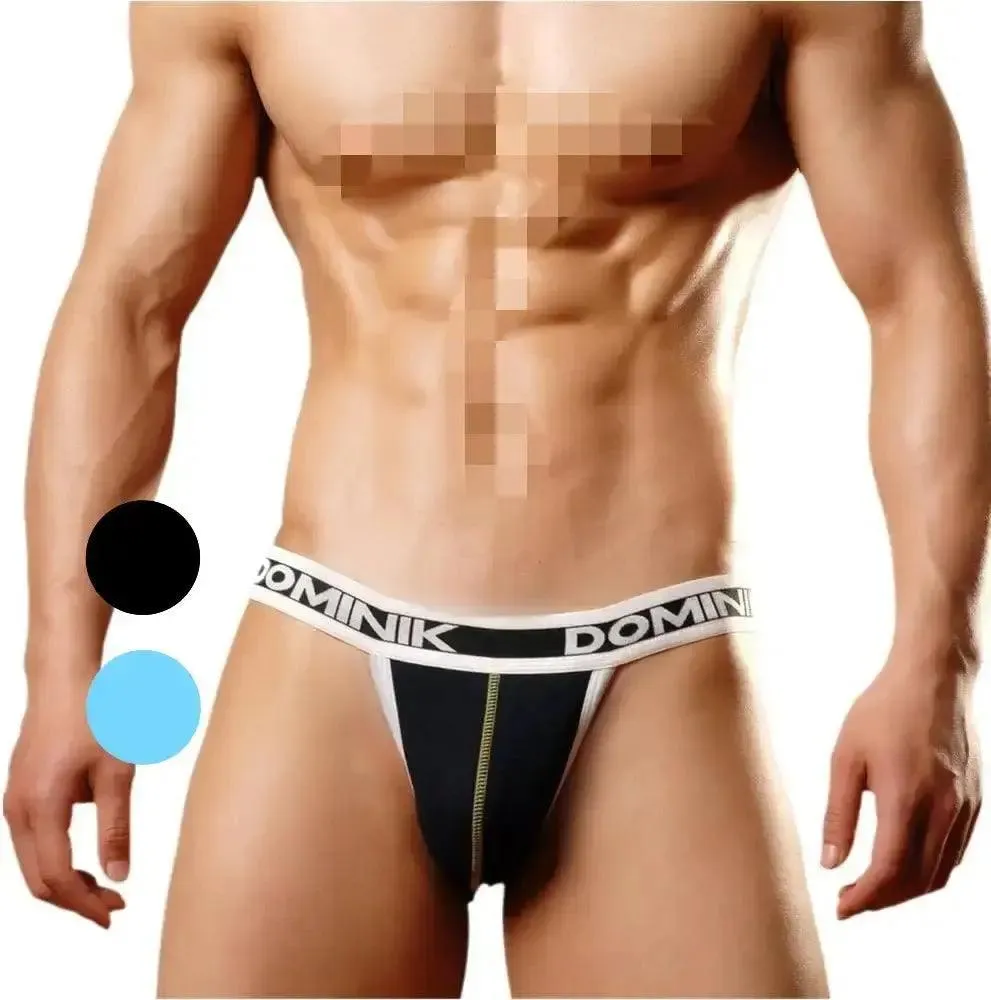 Dominik Men's Cotton Sexy Pouch "Love" Style Back Briefs Underwear