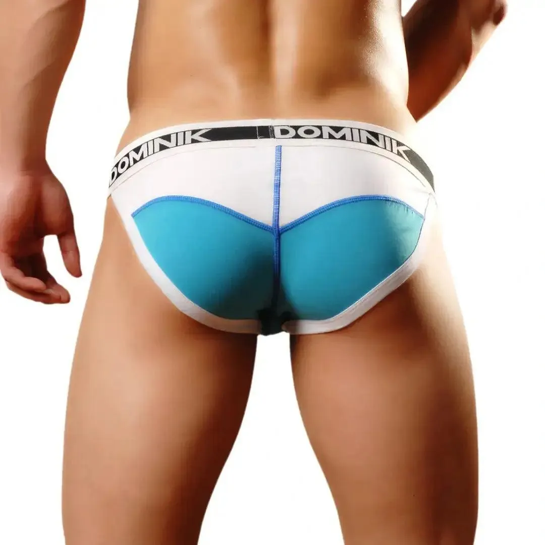Dominik Men's Cotton Sexy Pouch "Love" Style Back Briefs Underwear