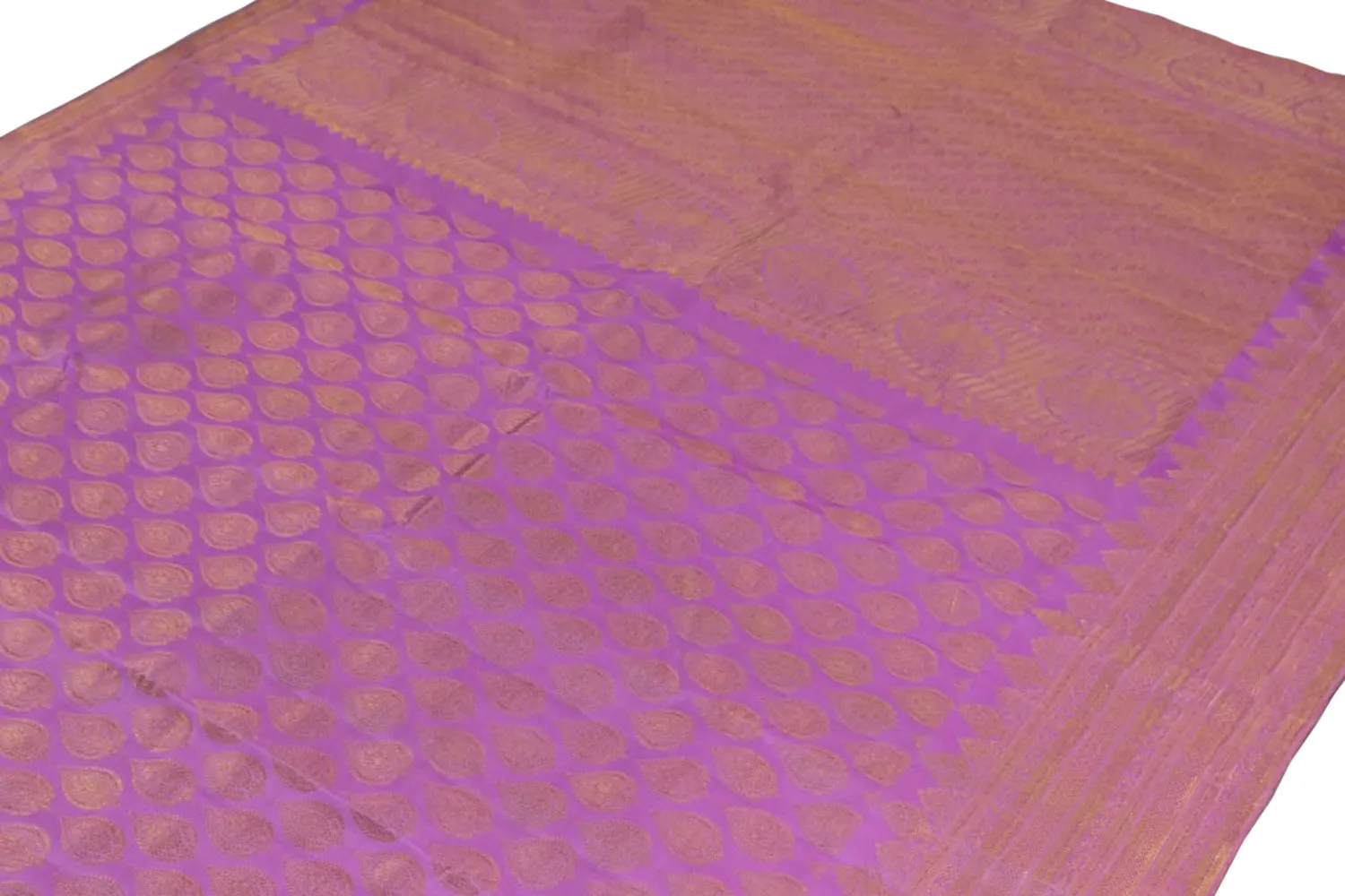 Elegant Pink Kanjiwaram Pure Silk Saree: Pure Luxury in Every Thread