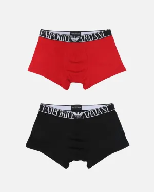 Emporio Armani Armani Trunk 2 Pack Black/Red
