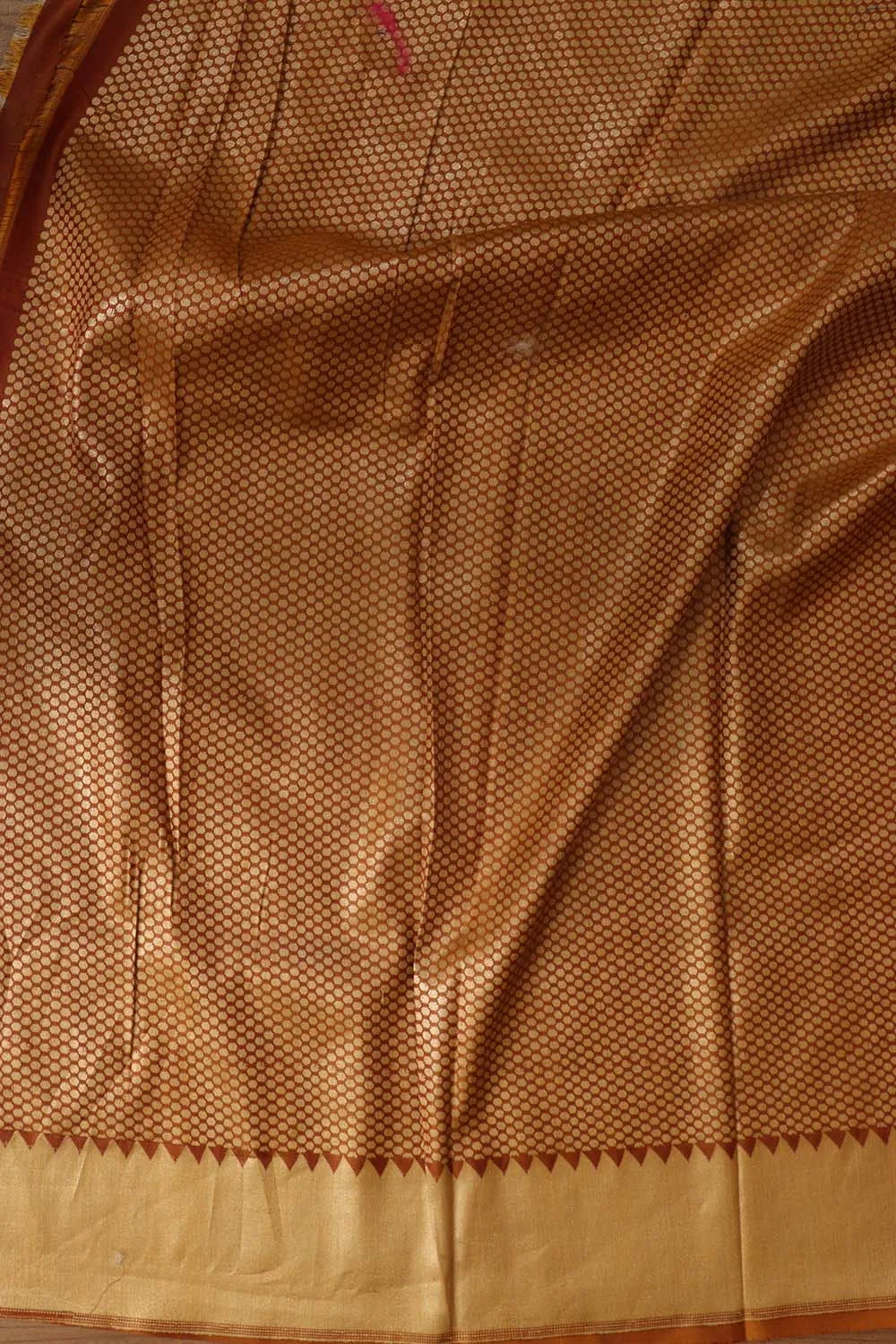 Exquisite Wine Banarasi Handloom Pure Katan Silk Meenakari Saree