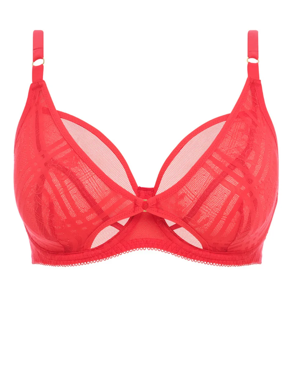 Freya Fatale High Apex Bra Underwired in Chilli Red | Red High Apex Bras