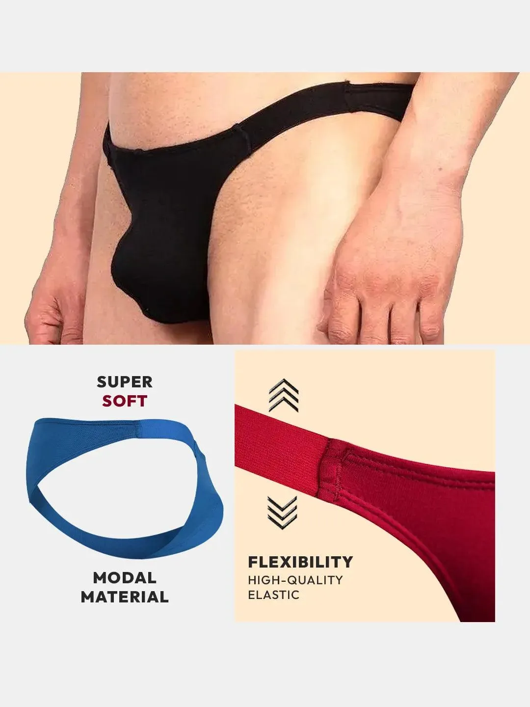 Grab By Elastic Brief | Royal Blue