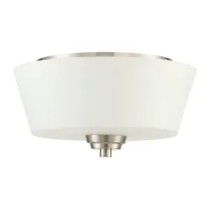 Grace 2 Light Flushmount in Brushed Polished Nickel