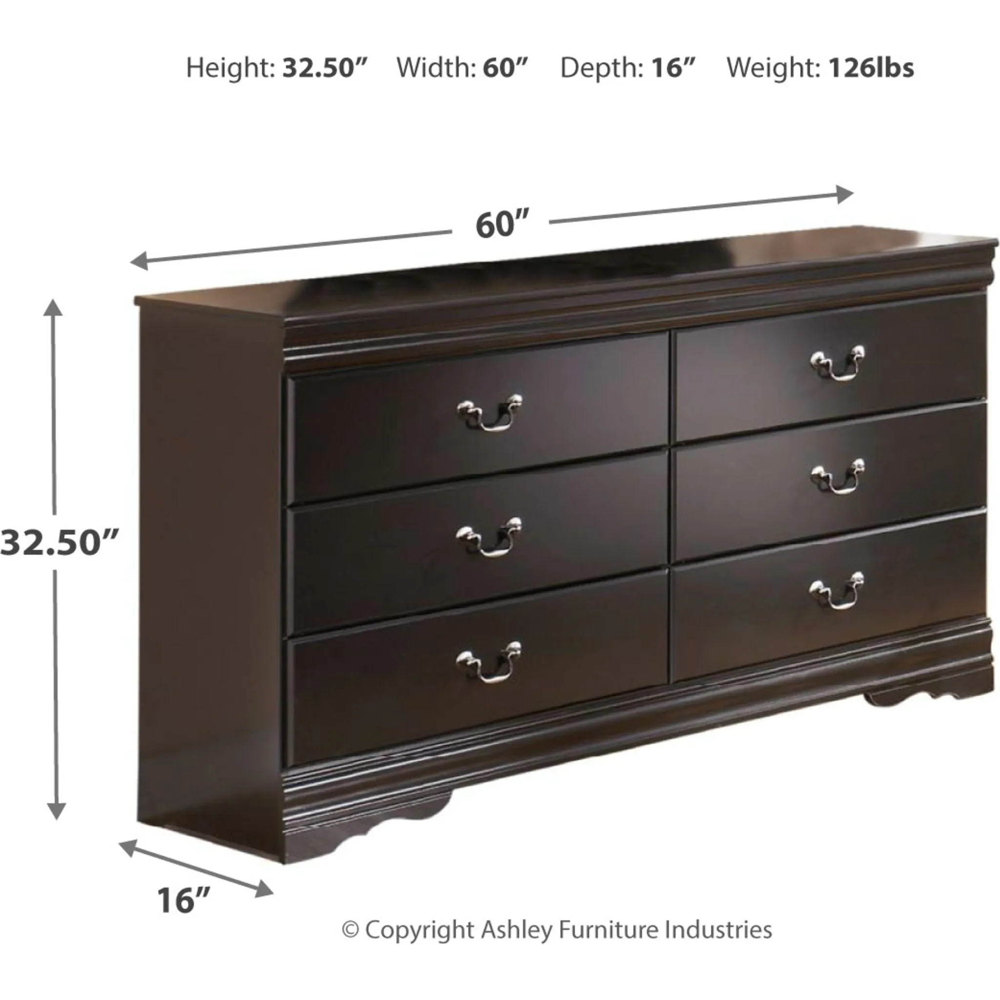 Huey Vineyard Dresser - Black