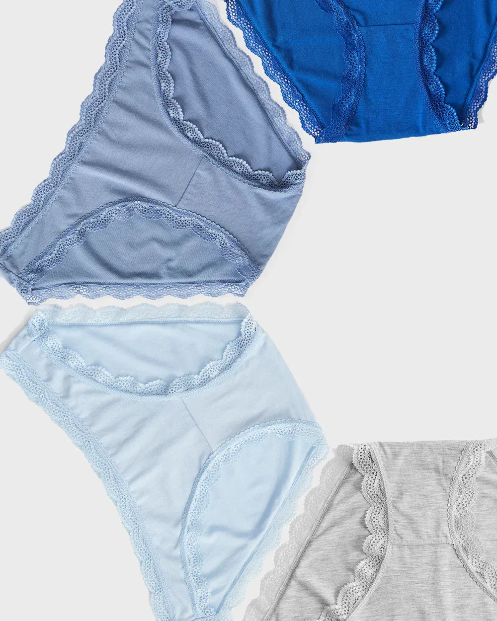 Knickers High Rise underwear Four Pack