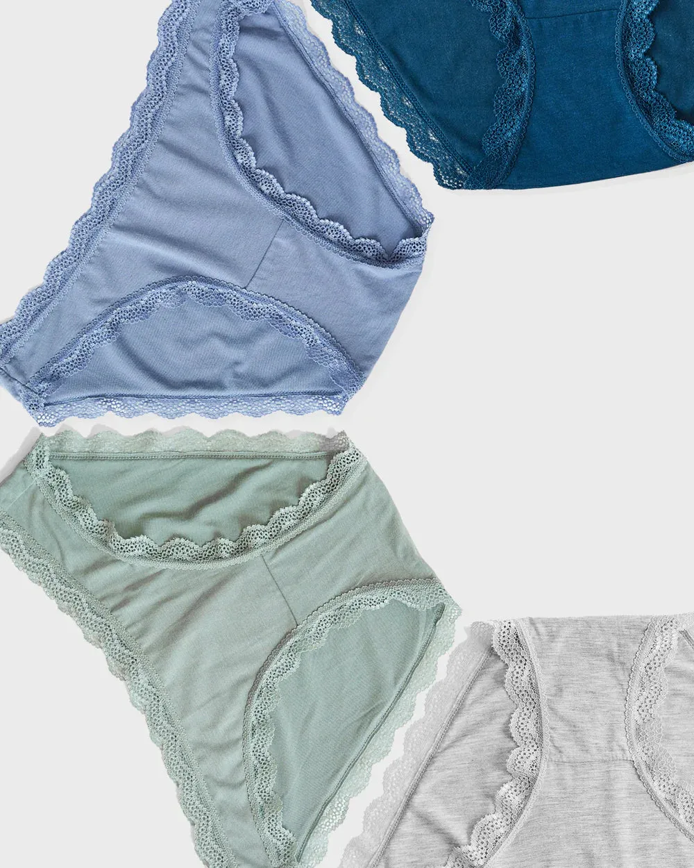 Knickers High Rise underwear Four Pack