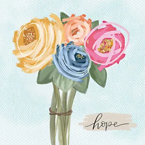 LAR466 - Floral Hope - 12x12
