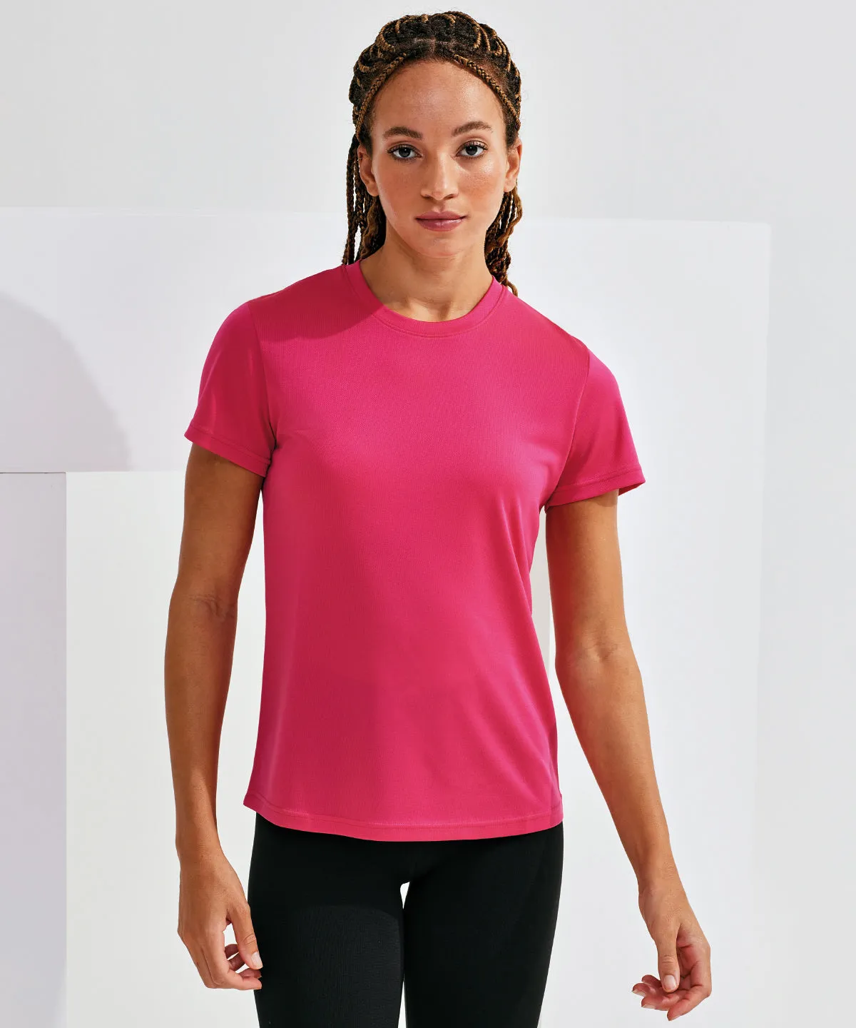 Lightning Pink - Women's TriDri® textured recycled tee